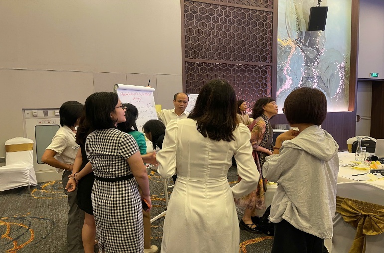 A group of people in a room  AI-generated content may be incorrect.